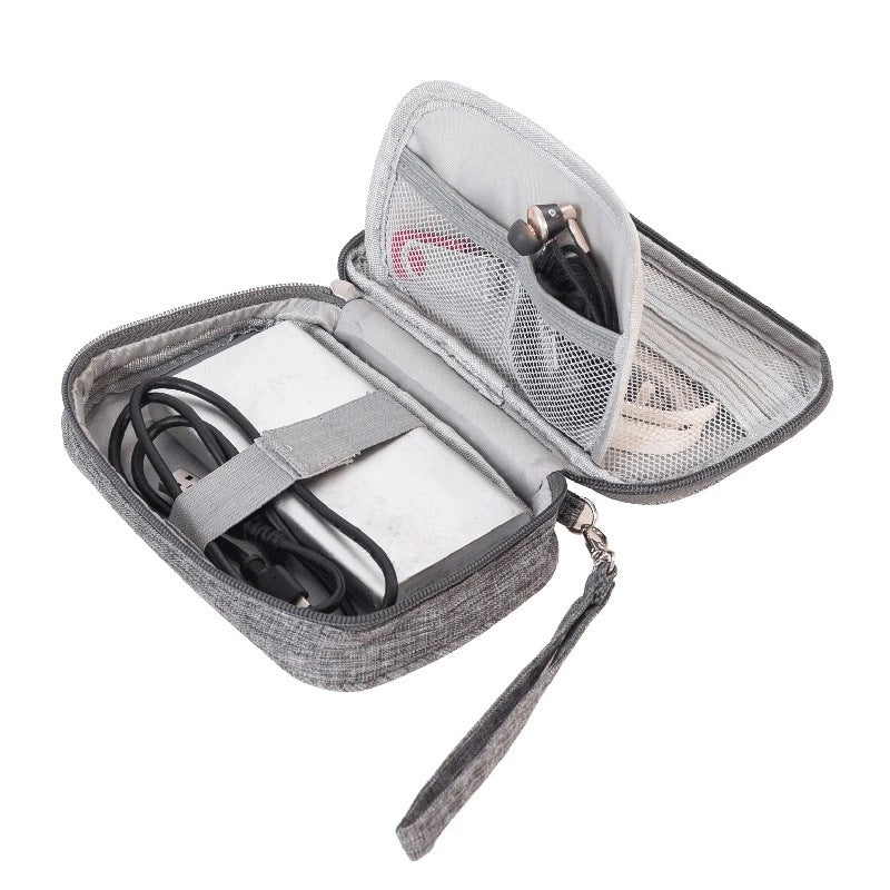 Portable Travel Cable Organizer Bag