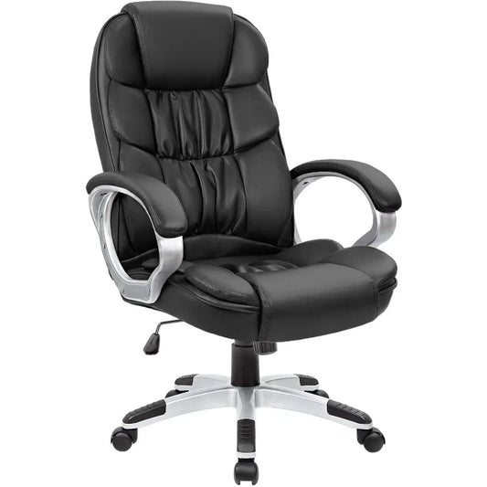 Homall Office Chair High Back Computer Desk Chair 2set, PU Leather Adjustable Height Modern Executive Swivel Task Chair